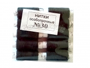 Нить №30 х/б, Никополь (10 черных)